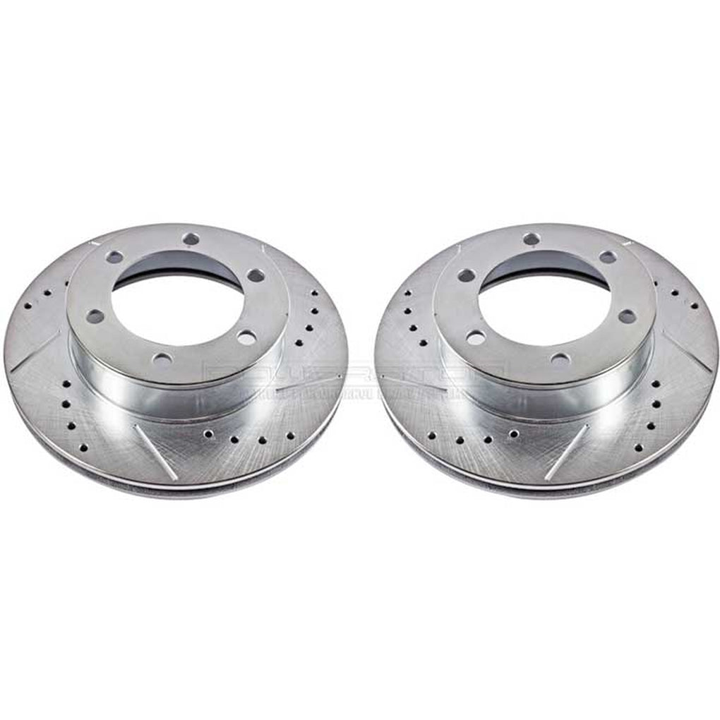 Powerstop JBR791XPR Evolution DrilLED & Slotted Rotors