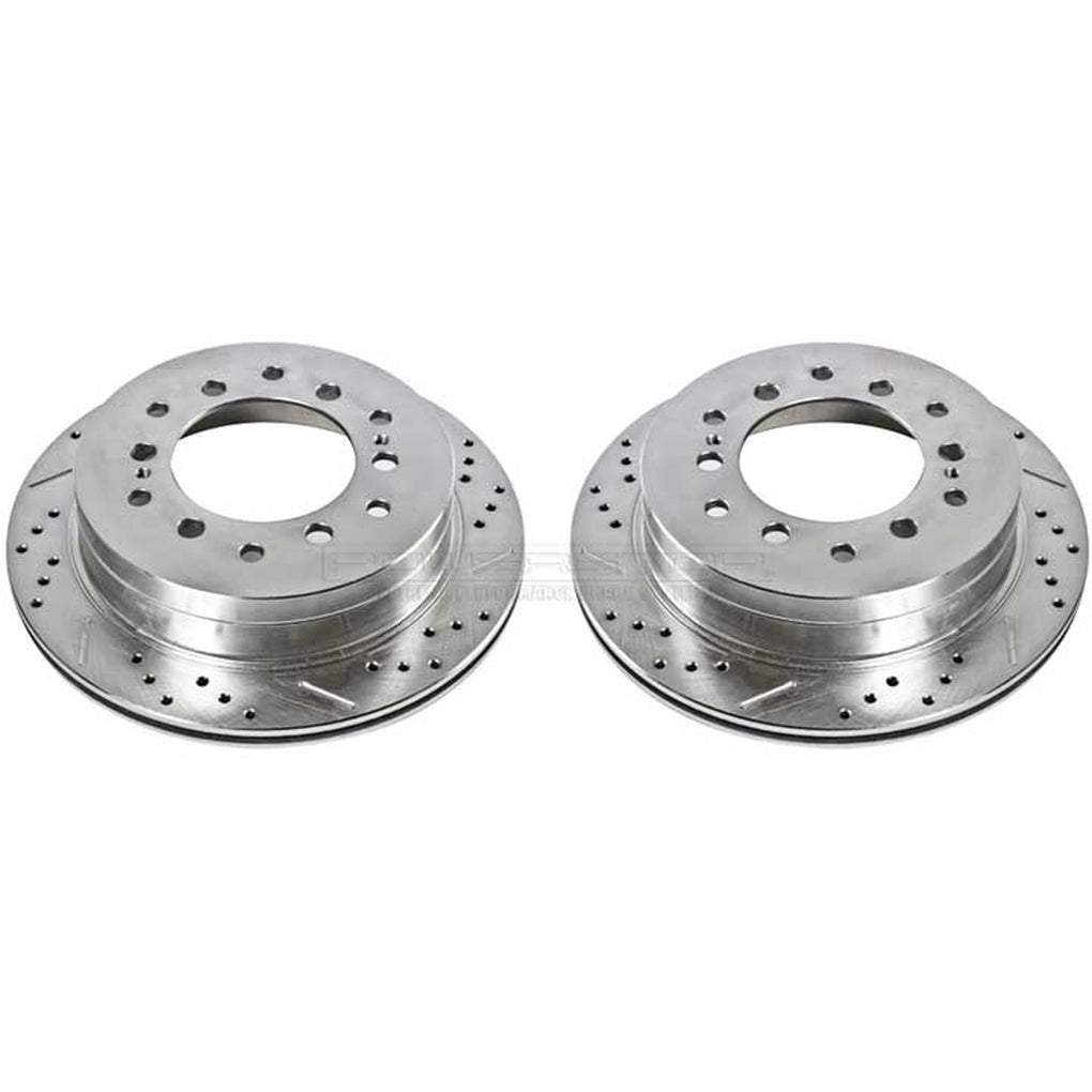 Powerstop JBR971XPR Evolution DrilLED & Slotted Rotors