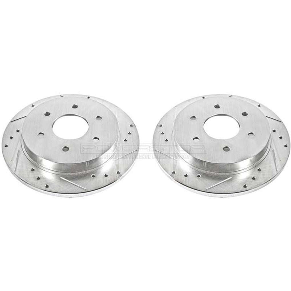Powerstop JBR994XPR Evolution DrilLED & Slotted Rotors
