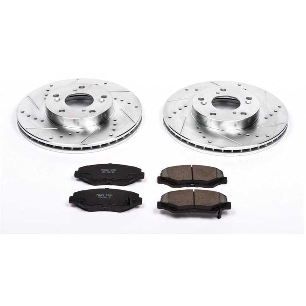 Powerstop K1043 Front 1 Click Brake Kit w/Hardware
