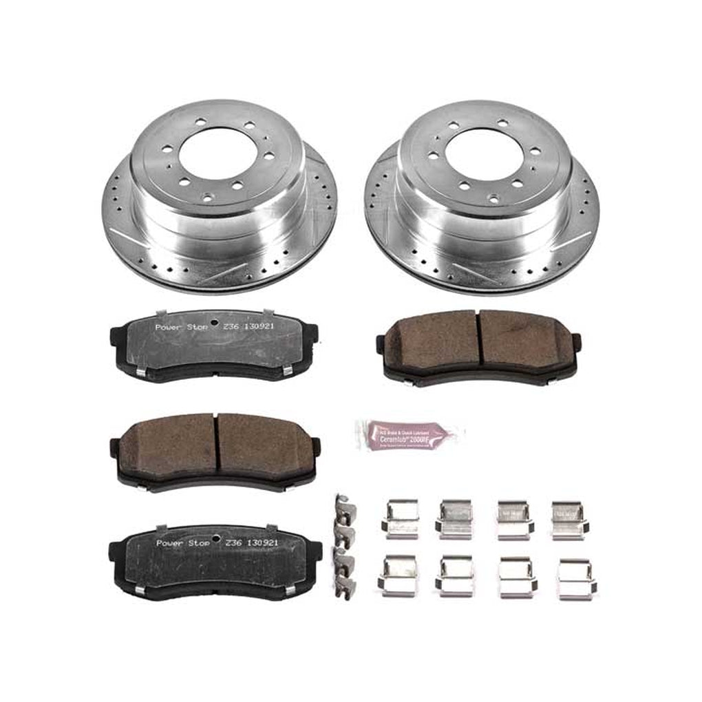 Powerstop K1156-36 Rear Truck and Tow Brake Kit