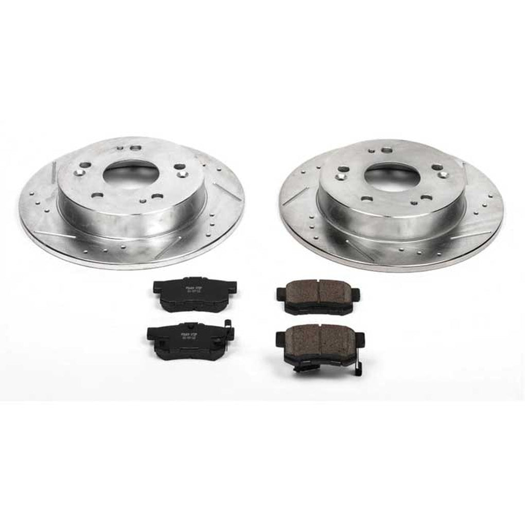 Powerstop K1243 Rear 1 Click Brake Kit w/Hardware