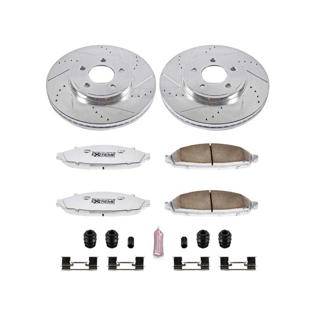 Powerstop K1364-26 Front Street Warrior Brake Kit