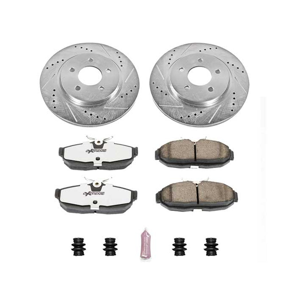 Powerstop K1384-26 Rear Street Warrior Brake Kit