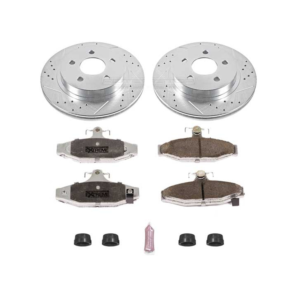 Powerstop K1531-26 Rear Street Warrior Brake Kit