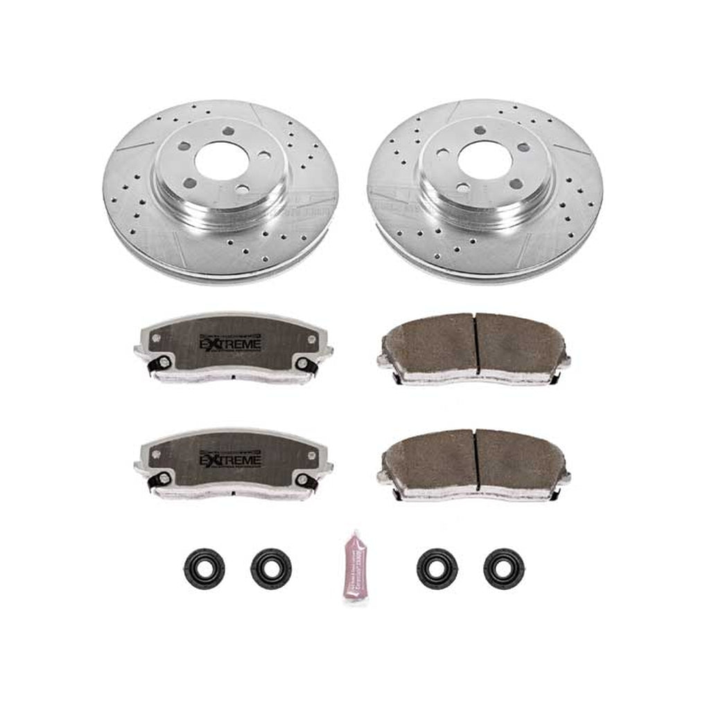 Powerstop K1714-26 Front Street Warrior Brake Kit