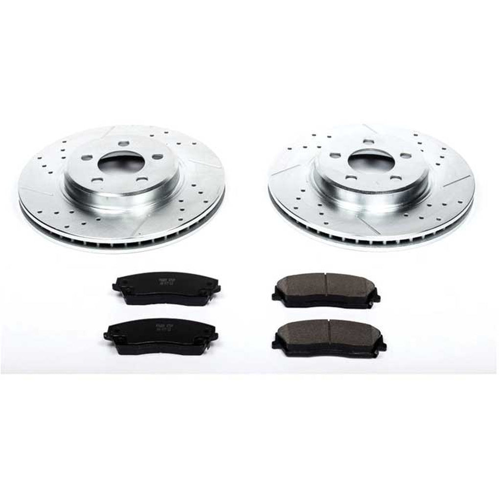 Powerstop K1714 Front 1 Click Brake Kit w/Hardware