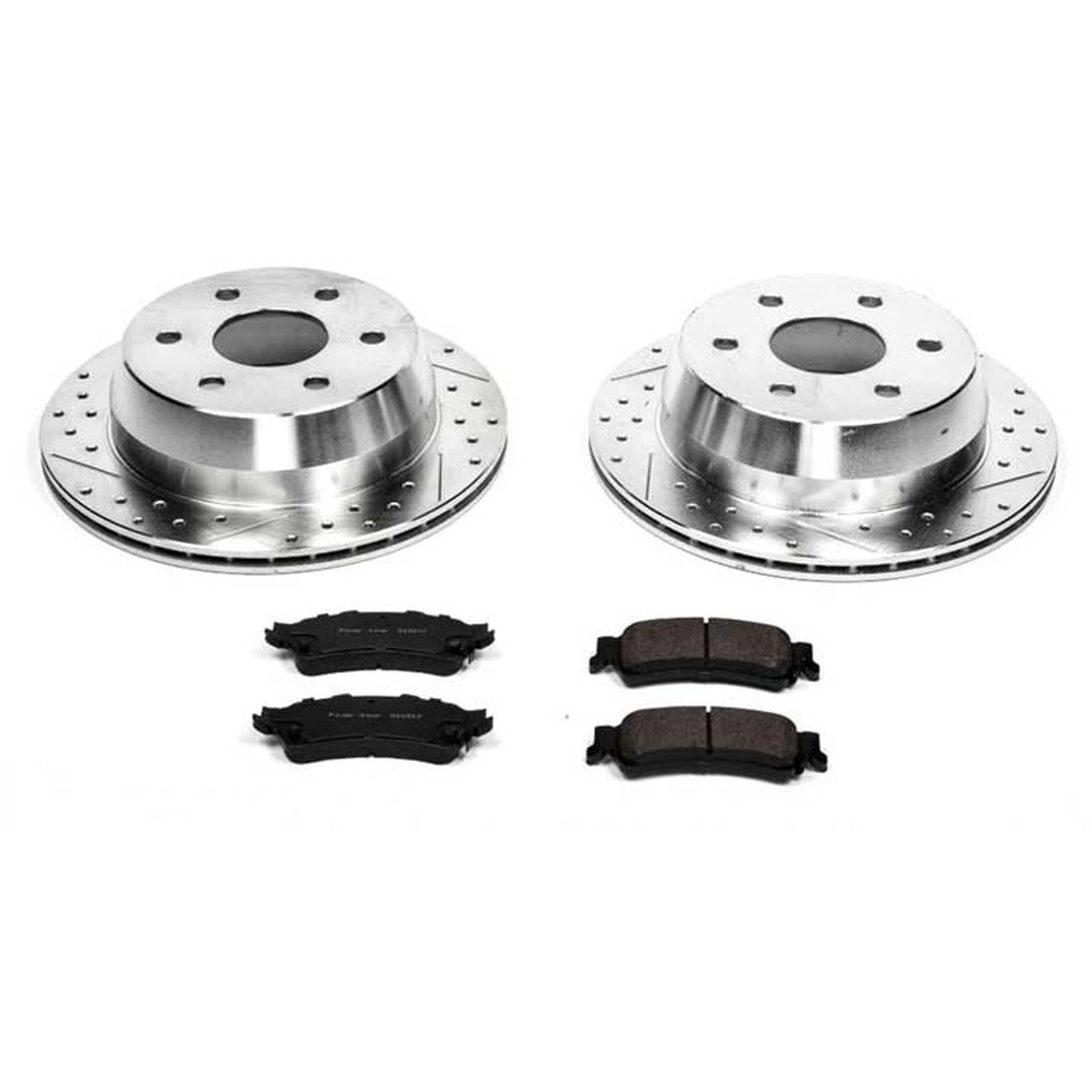 Powerstop K2018 Rear 1 Click Brake Kit w/Hardwarew/Single Calipers