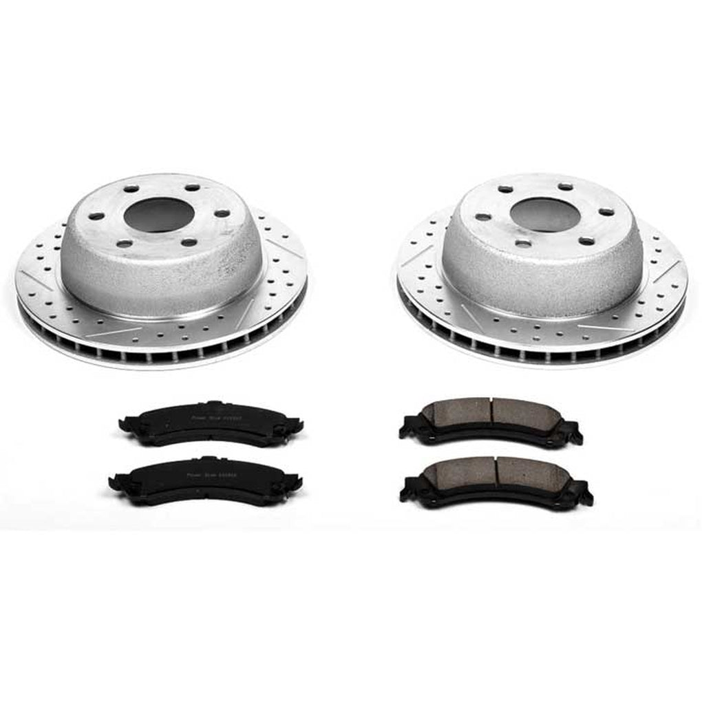 Powerstop K2046 Rear 1 Click Brake Kit w/Hardware