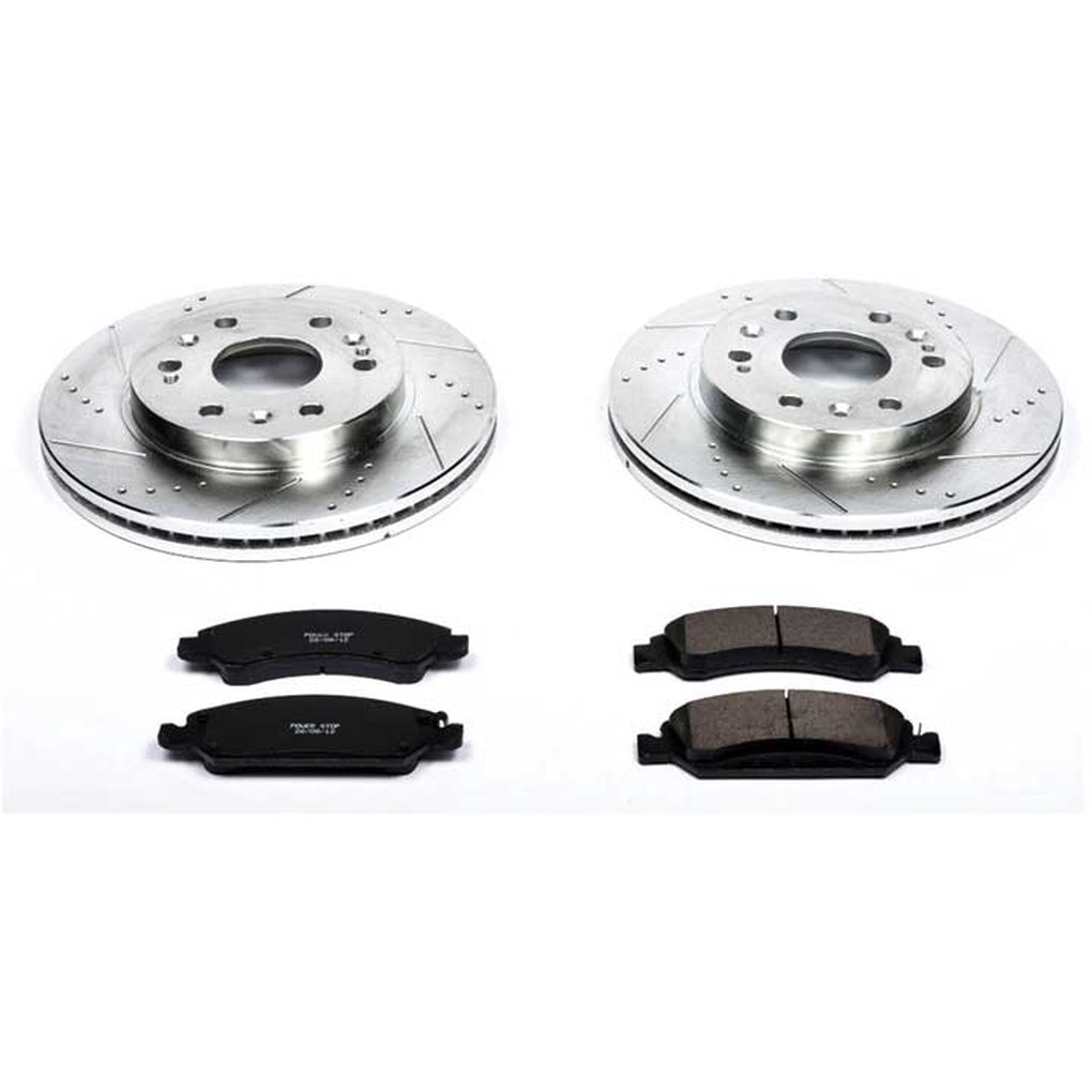 Powerstop K2069 Front 1 Click Brake Kit w/Hardware