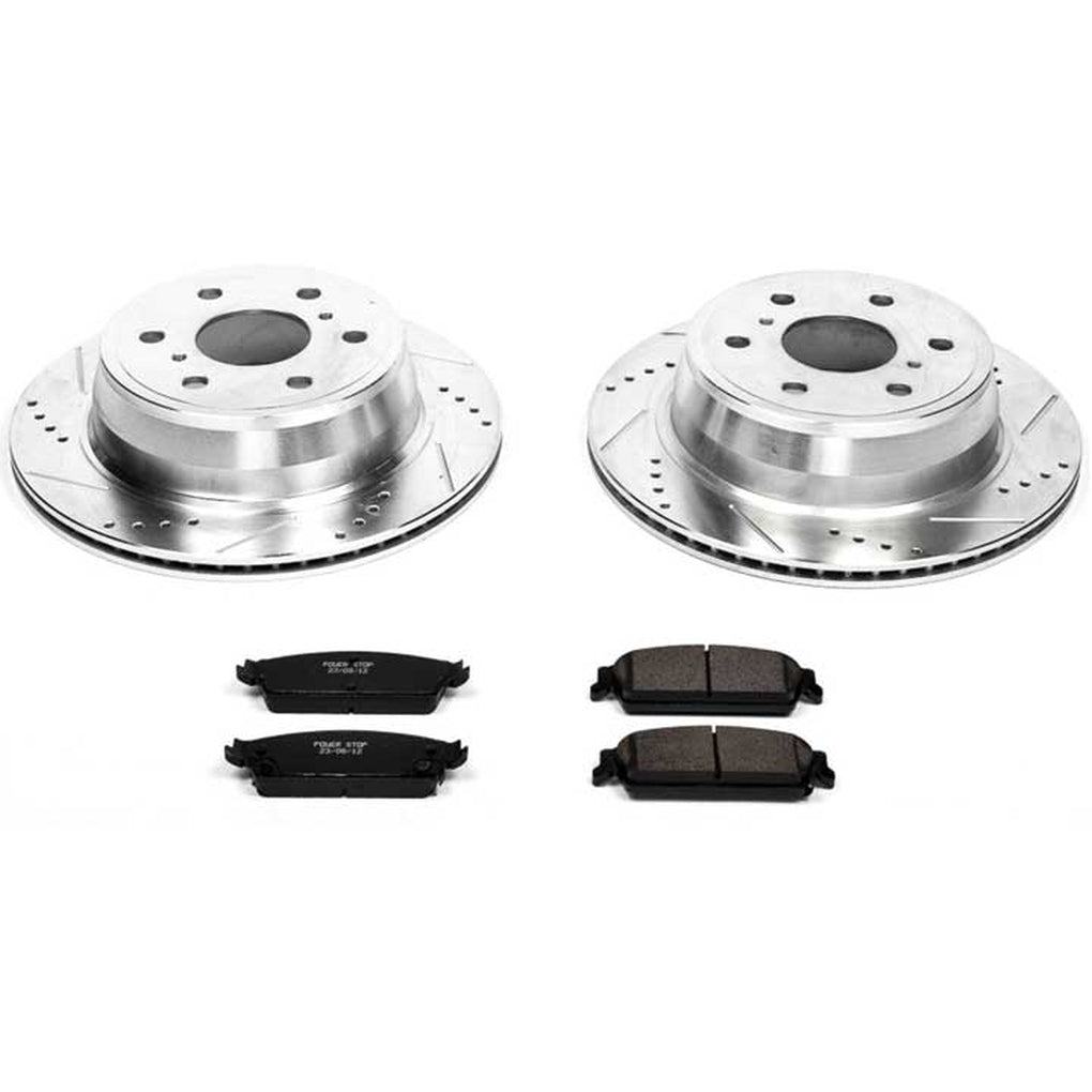 Powerstop K2083 Rear 1 Click Brake Kit w/Hardware
