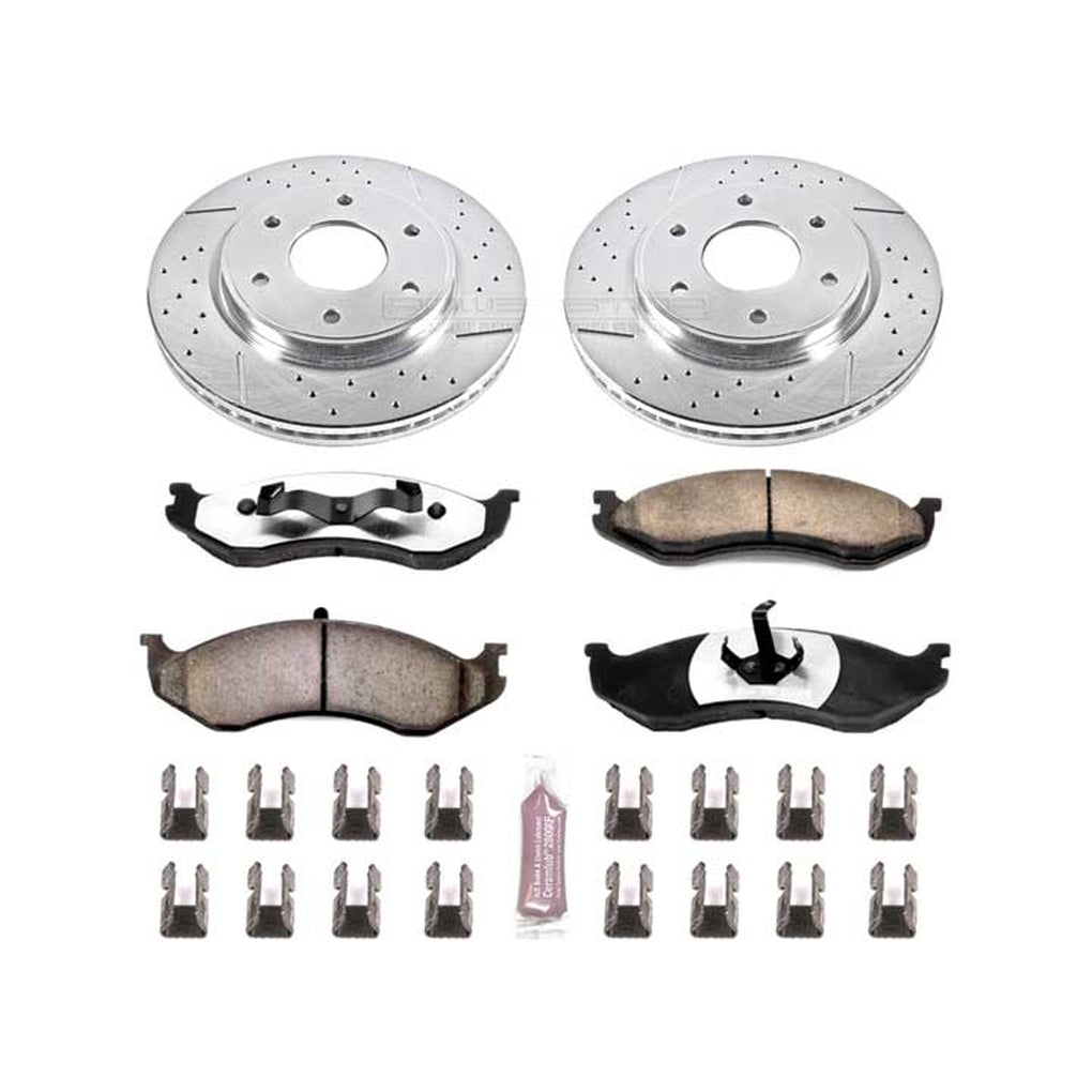 Powerstop K2119-36 Front Truck and Tow Brake Kit
