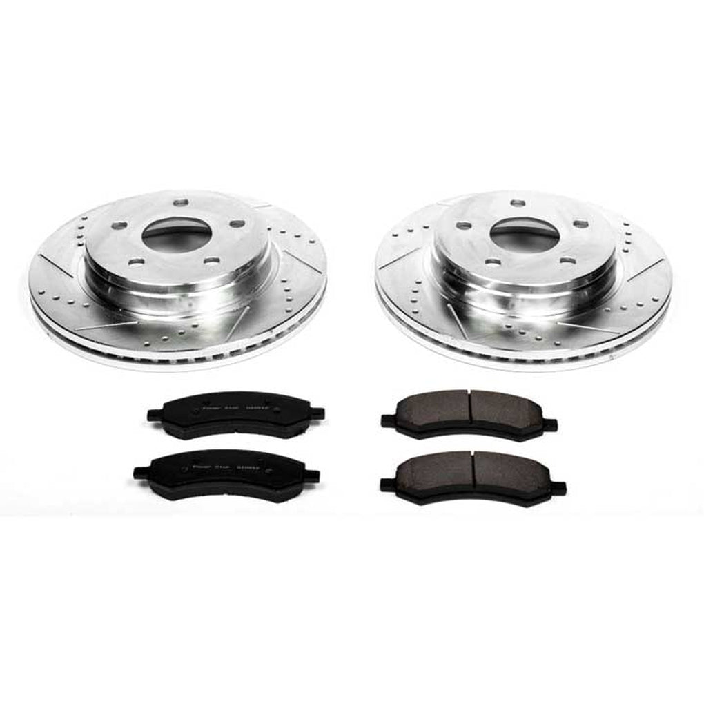 Powerstop K2163 Front 1 Click Brake Kit w/Hardware