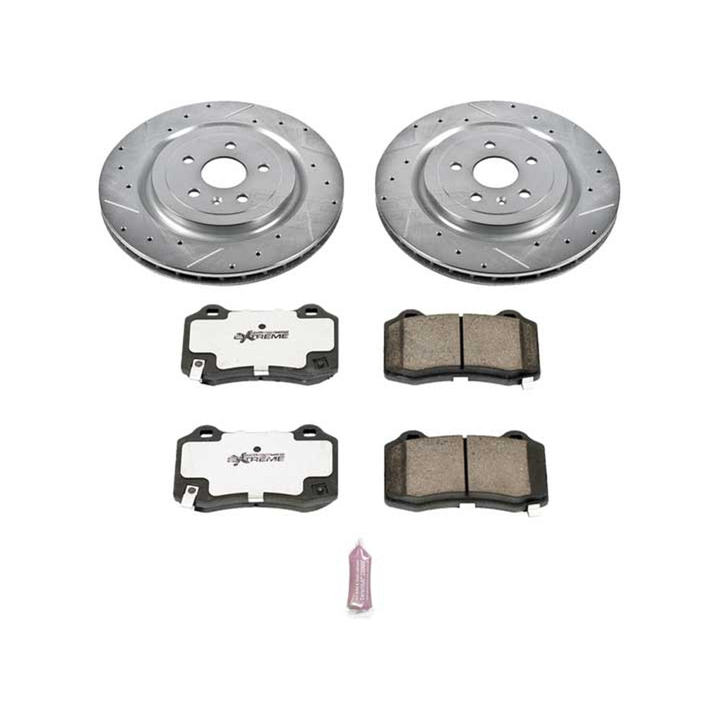 Powerstop K3019-26 Rear Street Warrior Brake Kit