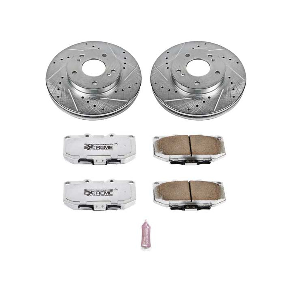 Powerstop K3100-26 Front Street Warrior Brake Kit