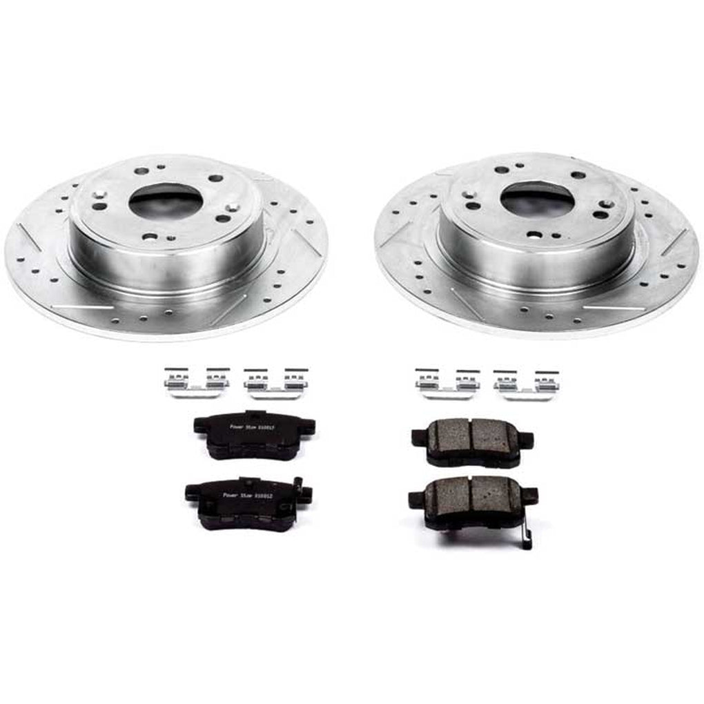 Powerstop K3127 Rear 1 Click Brake Kit w/Hardware