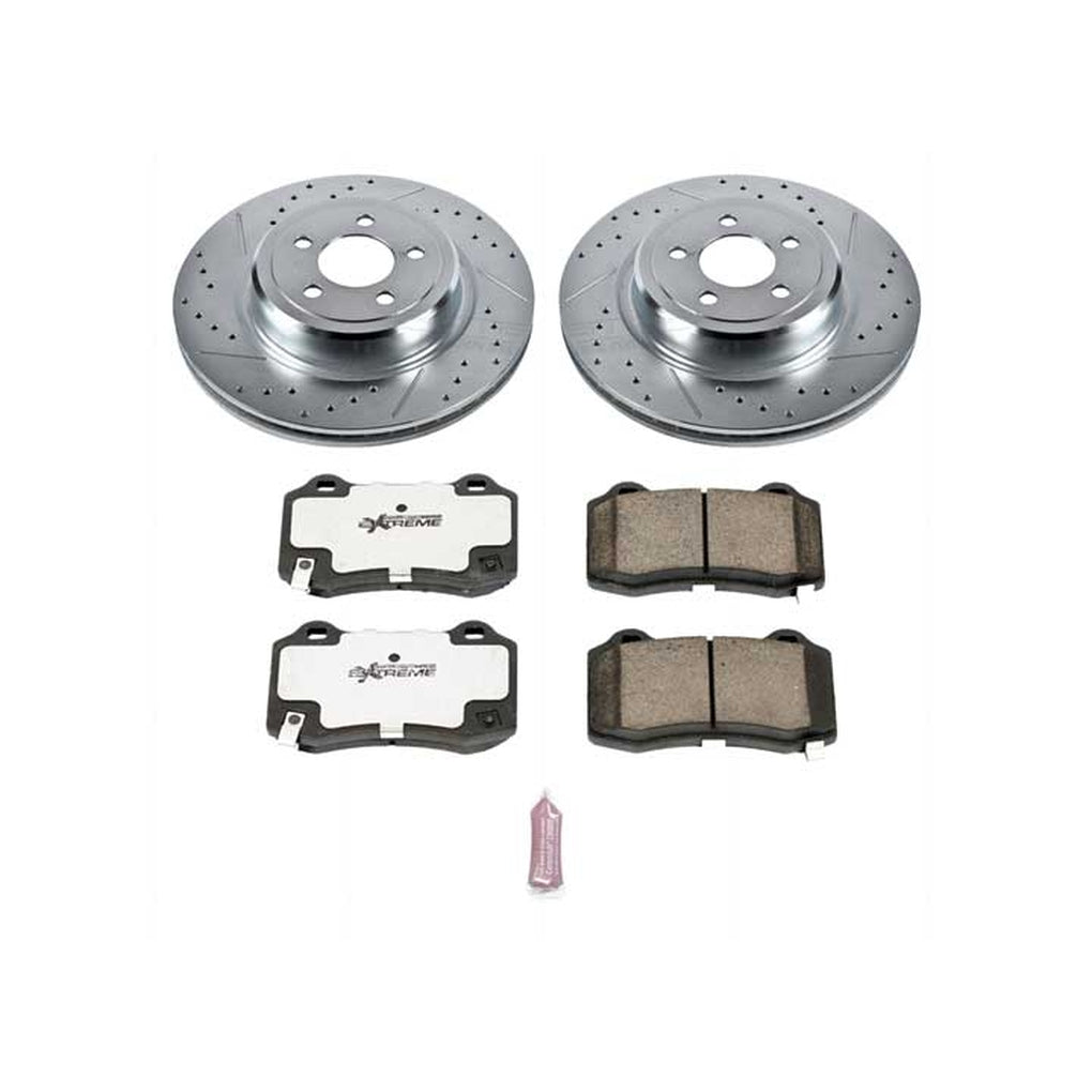 Powerstop K4583-26 Rear Street Warrior Brake Kit