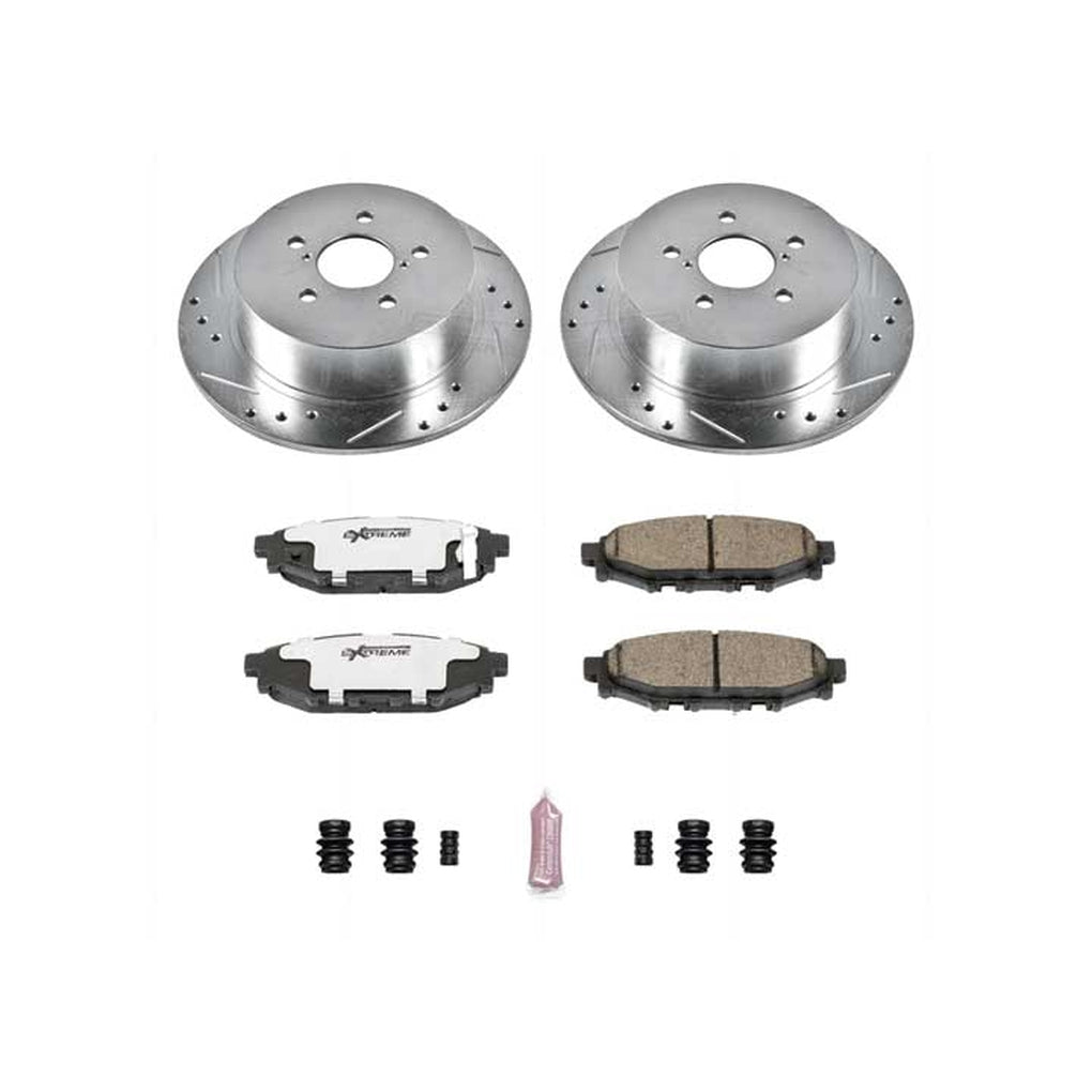 Powerstop K4632-26 Rear Street Warrior Brake Kit