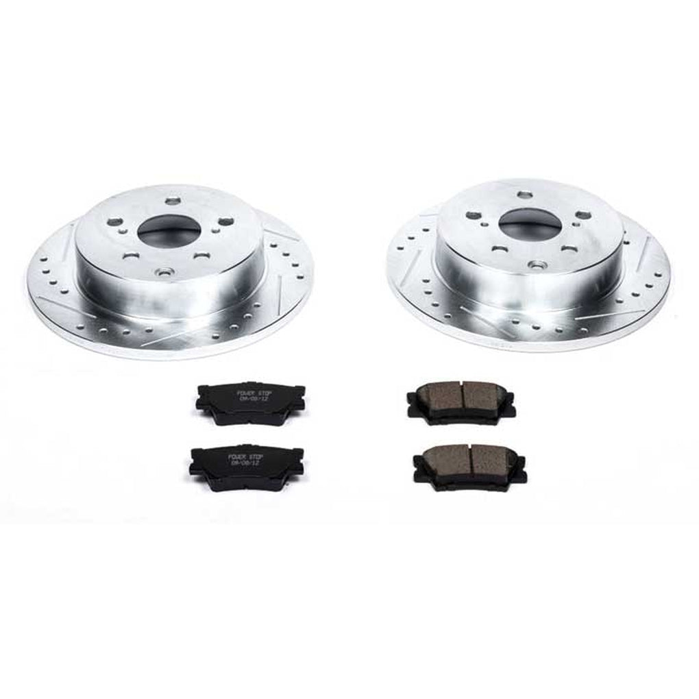 Powerstop K4671 Rear 1 Click Brake Kit w/Hardware
