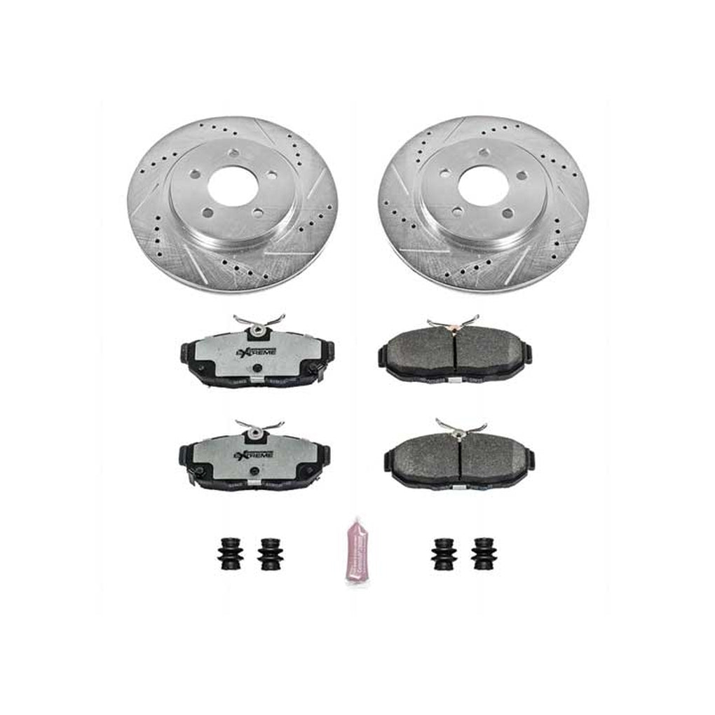 Powerstop K4749-26 Rear Street Warrior Brake Kit