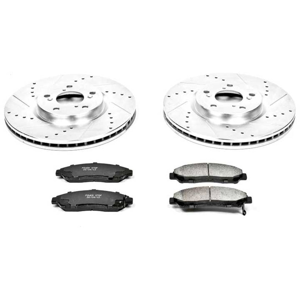 Powerstop K5370 Front 1 Click Brake Kit w/Hardware