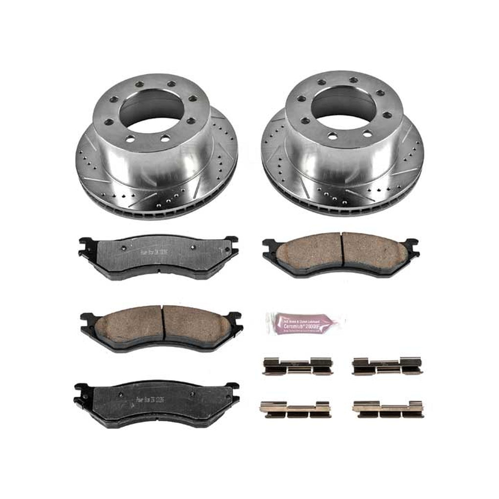 Powerstop K5489-36 Rear Truck and Tow Brake Kit