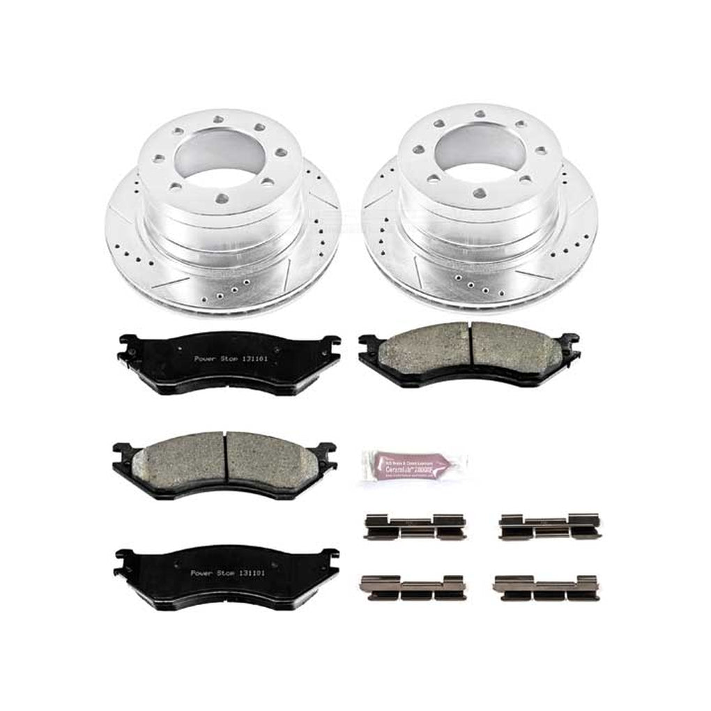 Powerstop K5490 Rear 1 Click Brake Kit w/Hardware