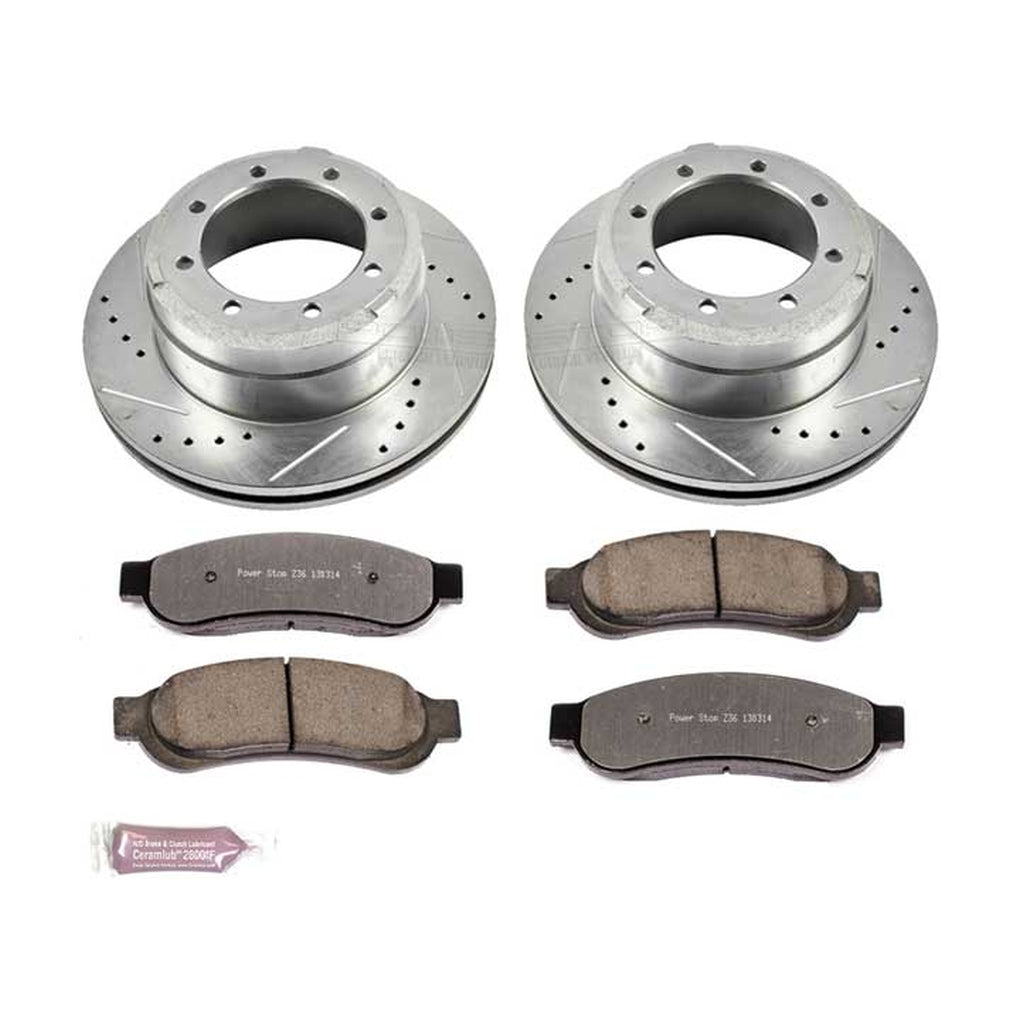 Powerstop K5579-36 Rear Truck and Tow Brake Kit