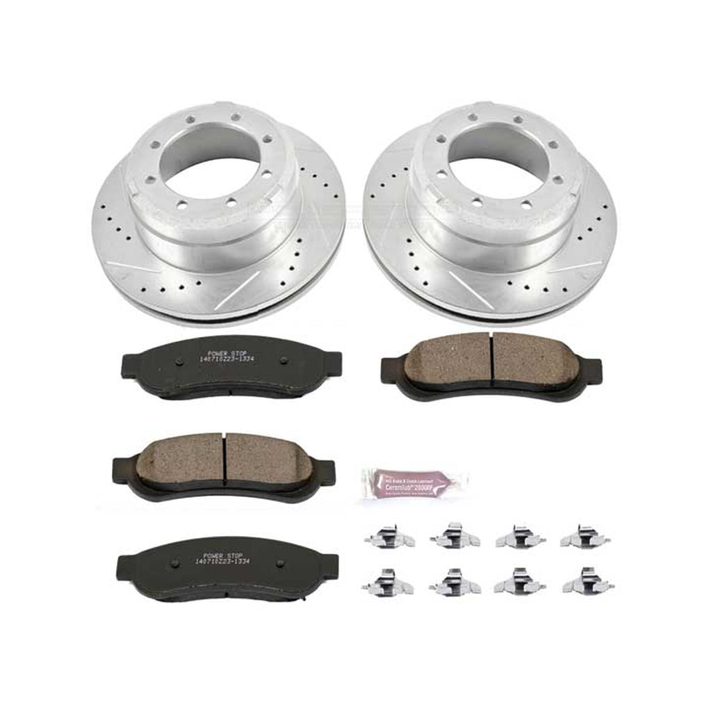 Powerstop K5579 Rear 1 Click Brake Kit w/Hardware