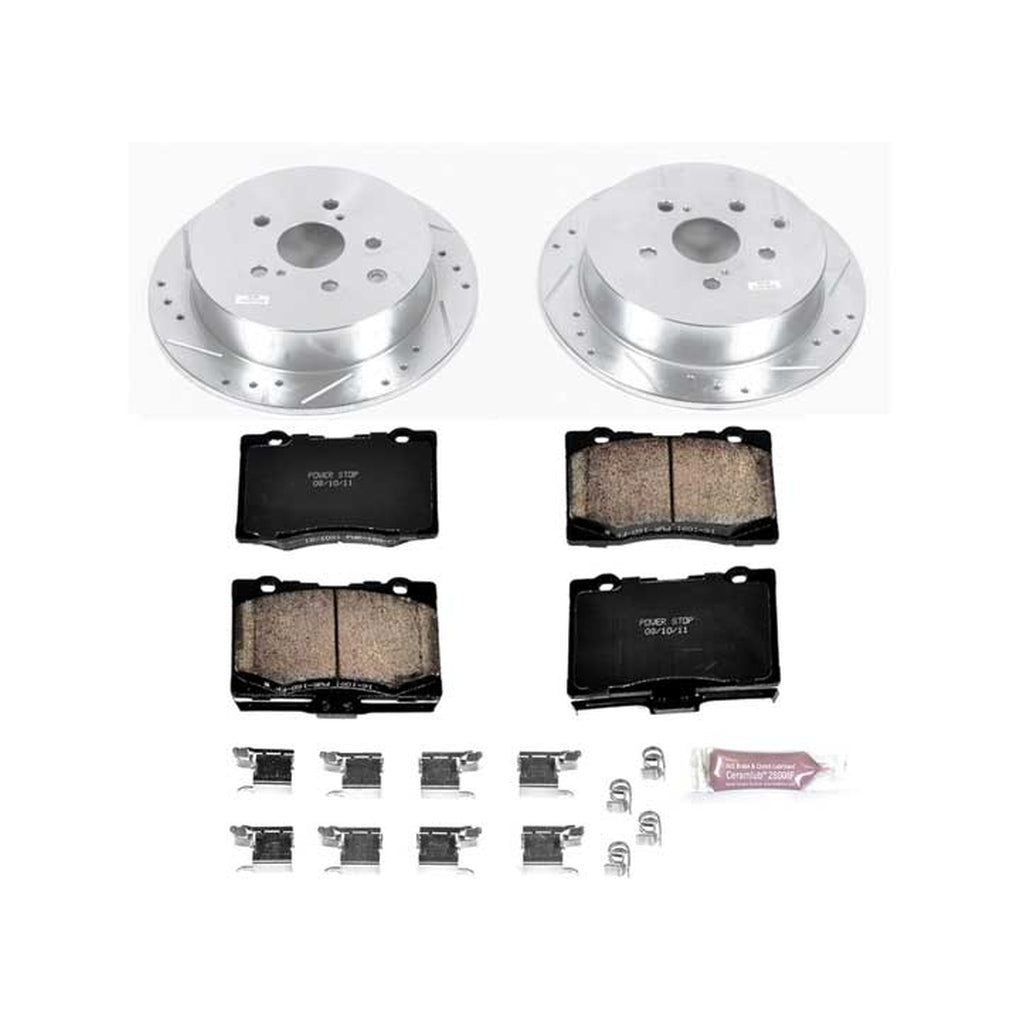 Powerstop K5864 Rear 1 Click Brake Kit w/Hardware