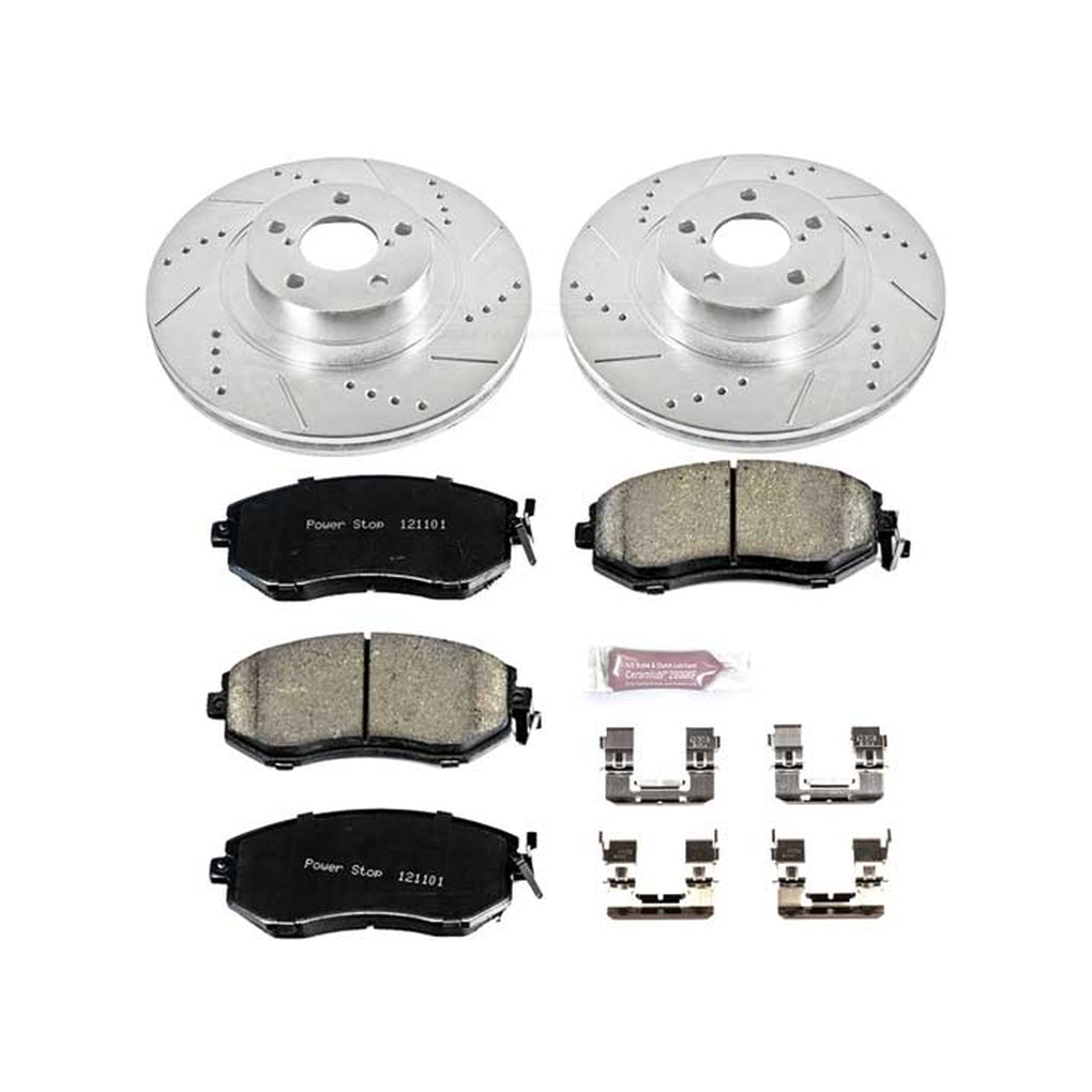 Powerstop K6082 Front 1 Click Brake Kit