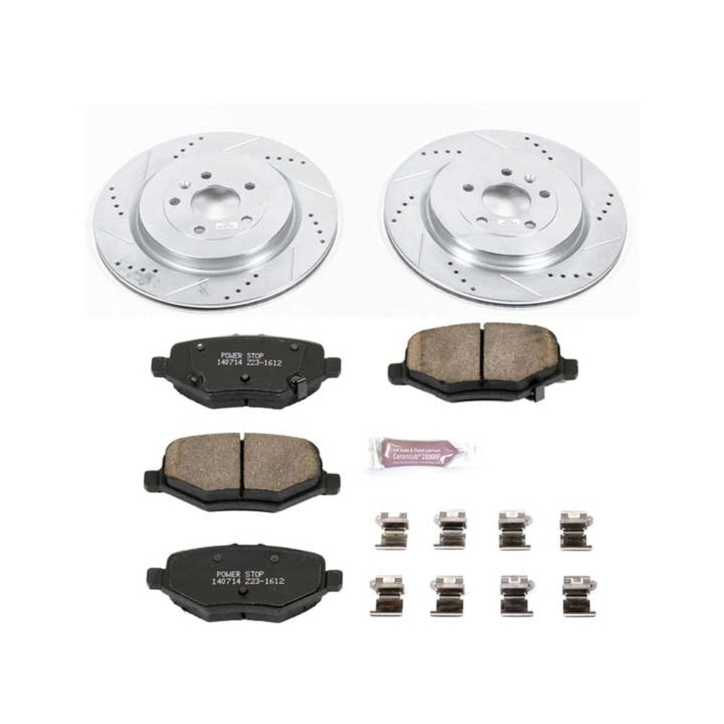 Powerstop K6376 Rear 1 Click Brake Kit