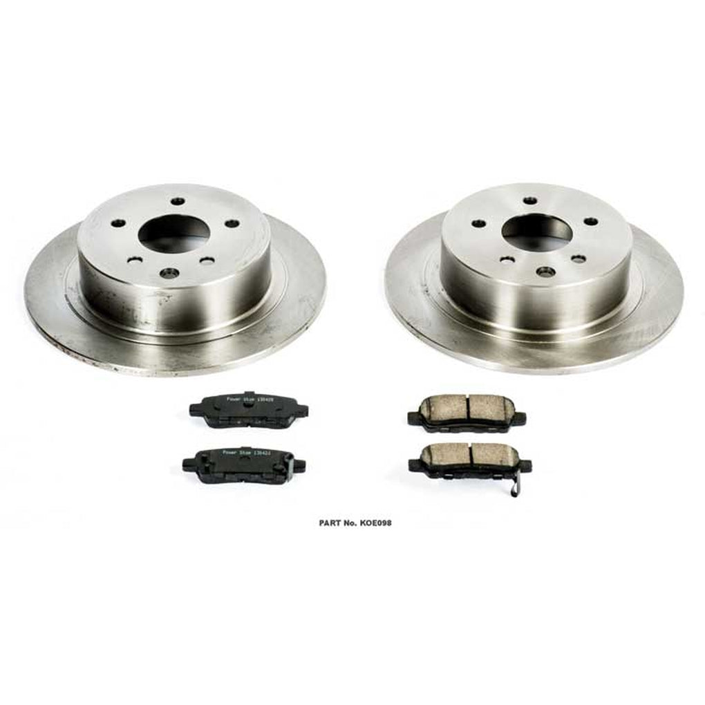 Powerstop KOE098 Rear Daily Driver Brake Kit