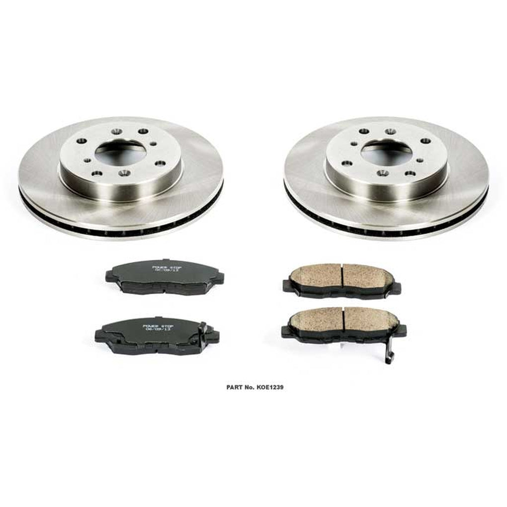 Powerstop KOE1239 Front Daily Driver Brake Kit