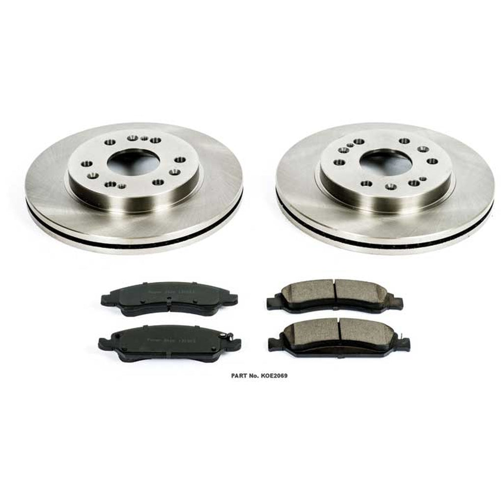 Powerstop KOE2069 Front Daily Driver Brake Kit