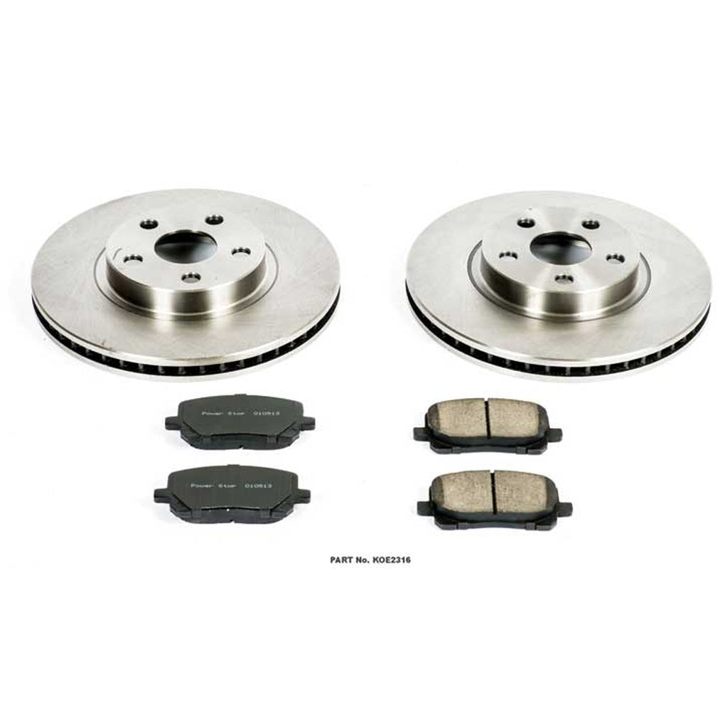 Powerstop KOE2316 Front Daily Driver Brake Kit