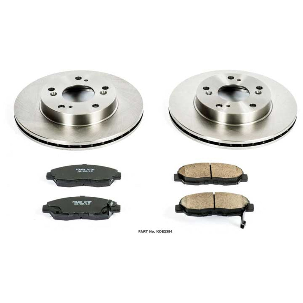 Powerstop KOE2384 Front Daily Driver Brake Kit