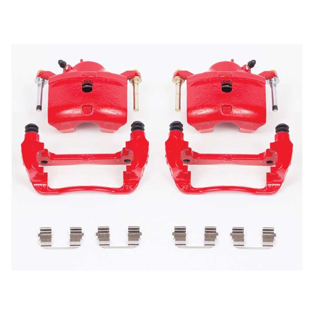 Powerstop S2660 Red Powder Coated Performance Calipers