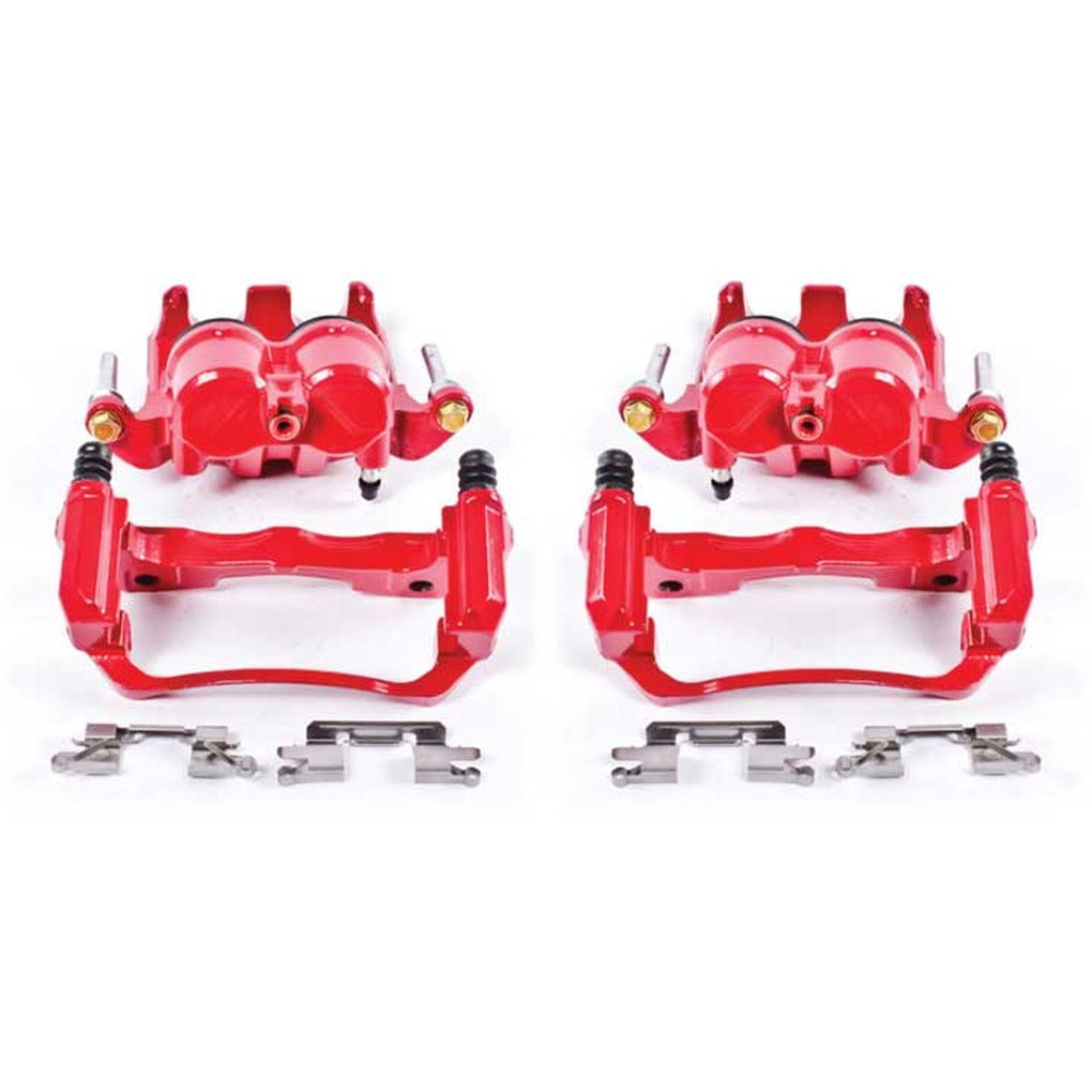Powerstop S3122A Red Powder Coated Performance Calipers