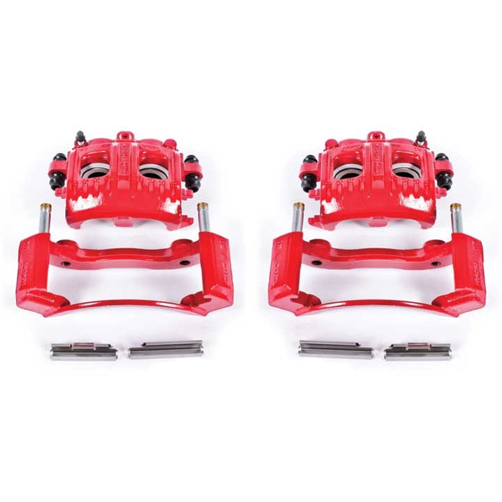 Powerstop S4652 Red Powder Coated Performance Calipers