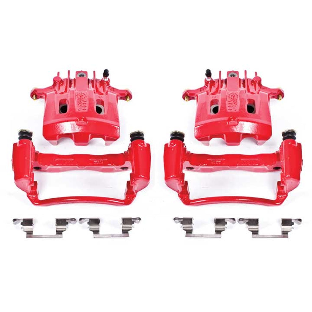 Powerstop S4690 Red Powder Coated Performance Calipers
