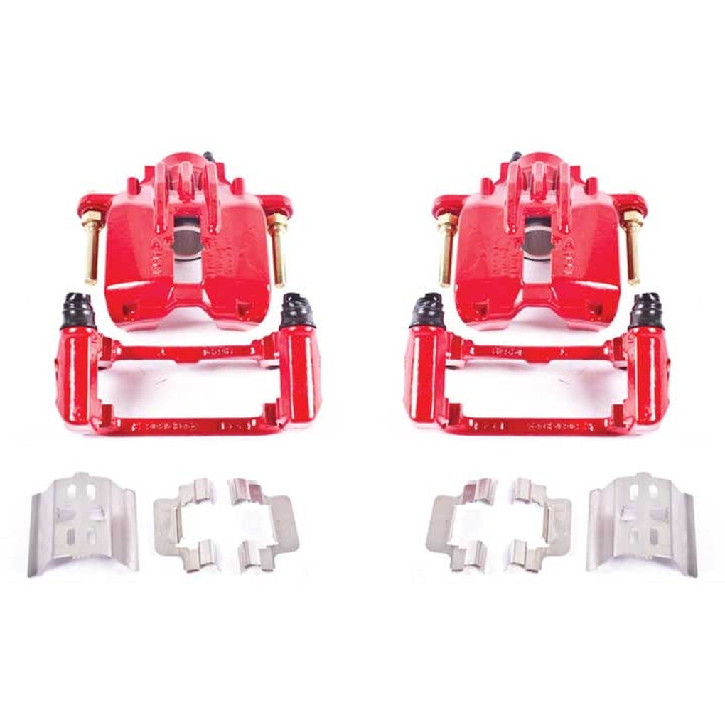 Powerstop S4698 Red Powder Coated Performance Calipers