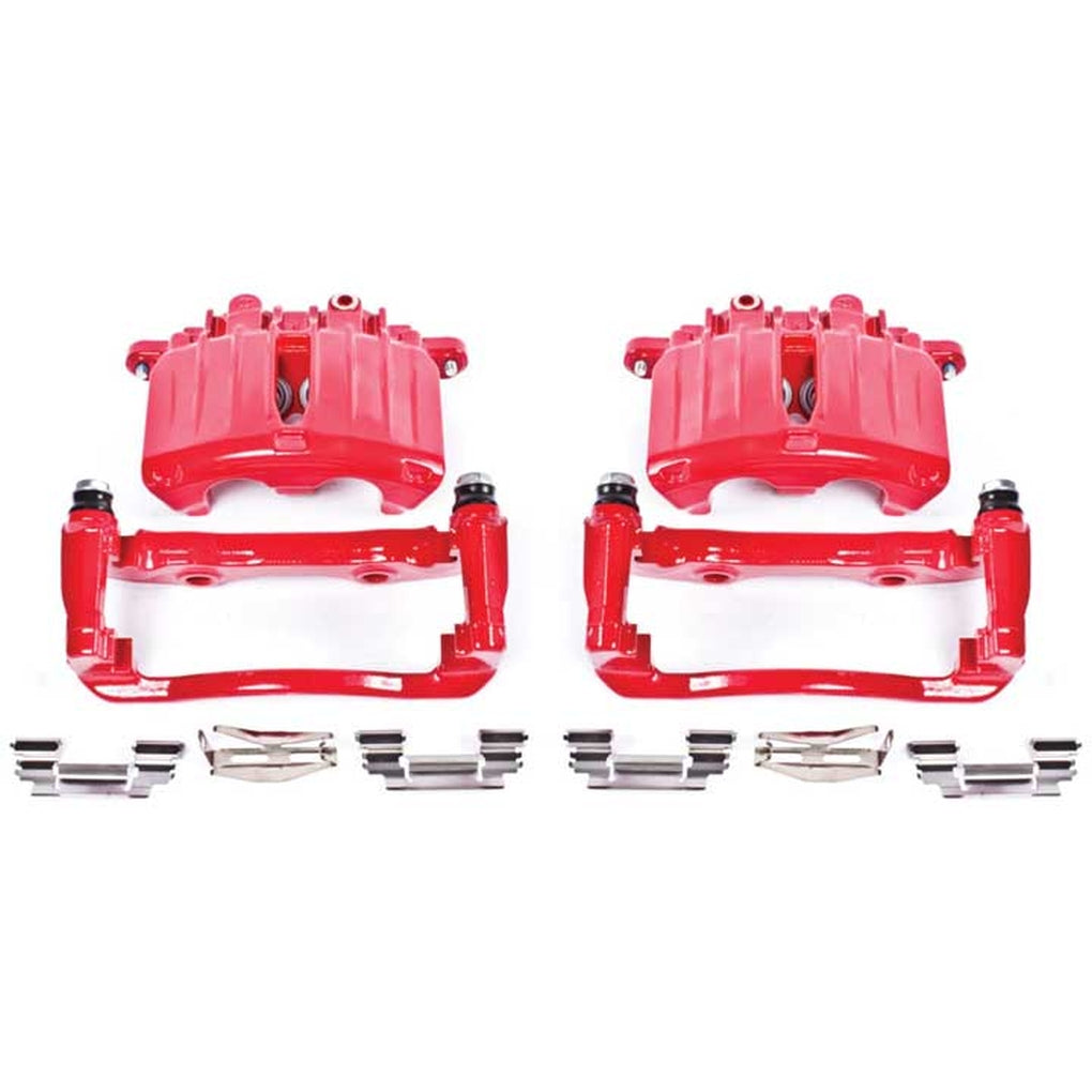 Powerstop S4764 Red Powder Coated Performance Calipers