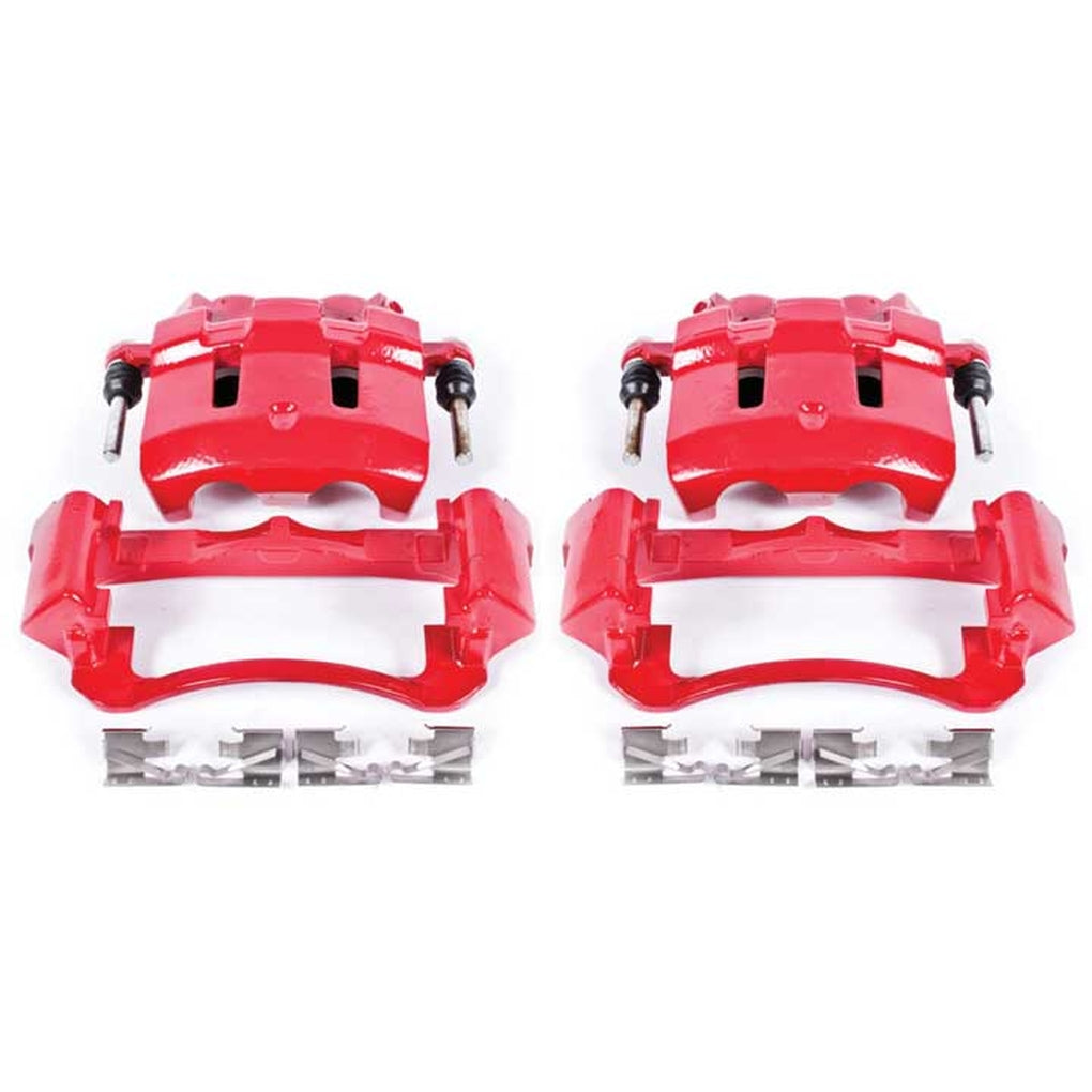 Powerstop S4790 Red Powder Coated Performance Calipers