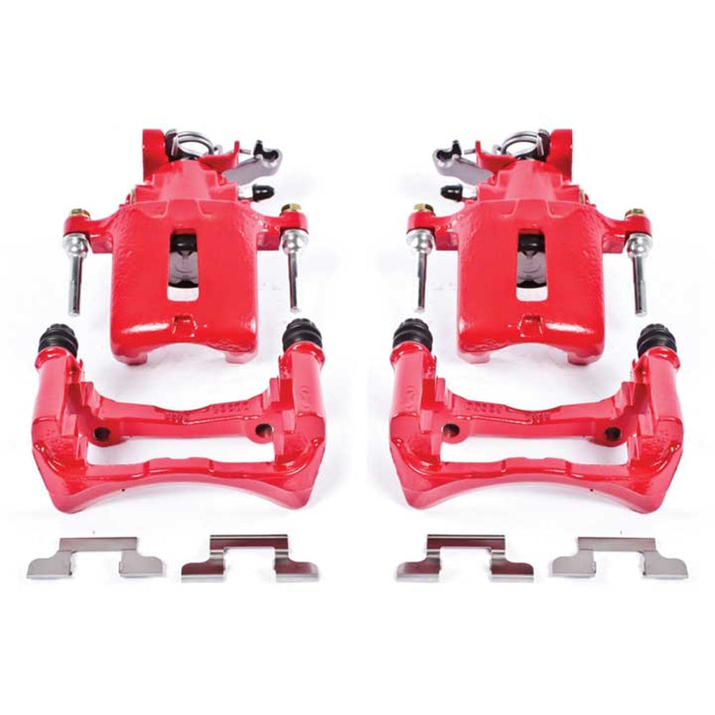 Powerstop S4926 Red Powder Coated Performance Calipers