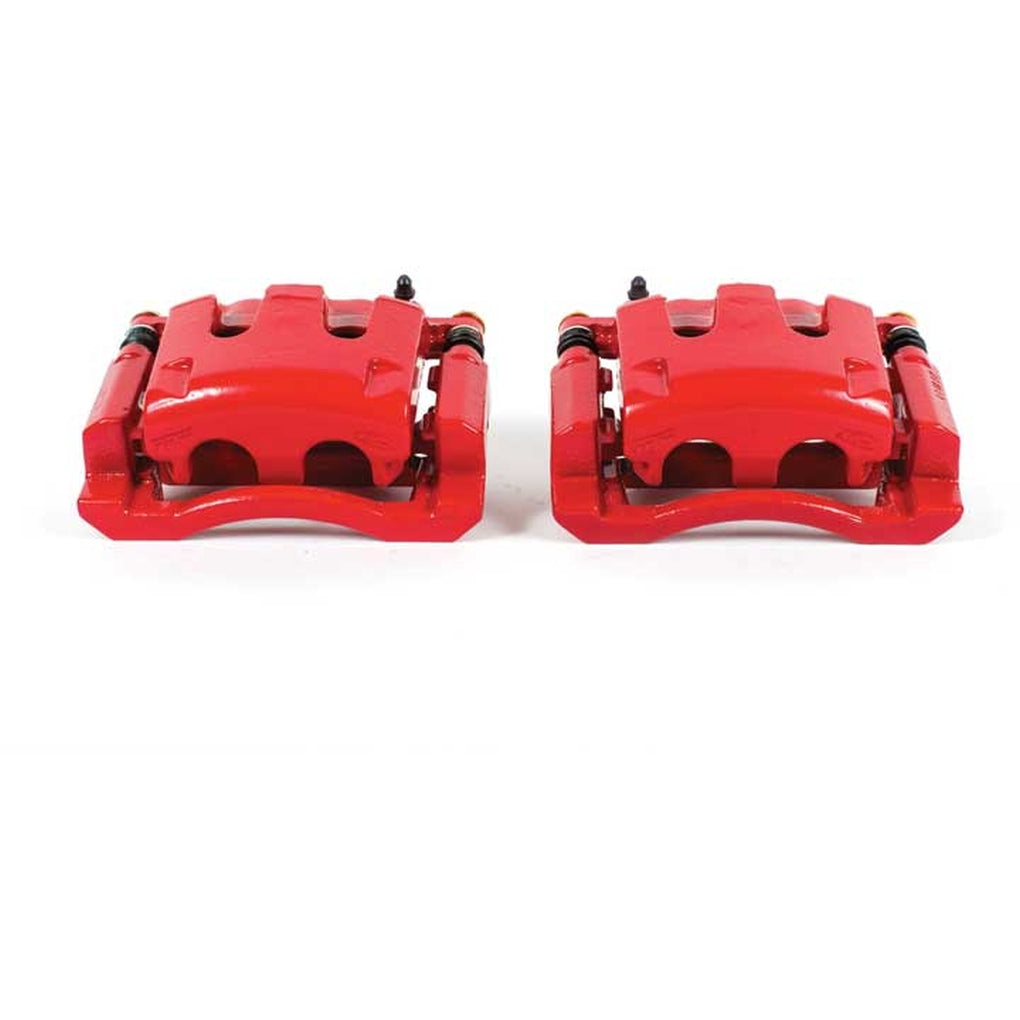 Powerstop S5028 Red Powder Coated Performance Calipers