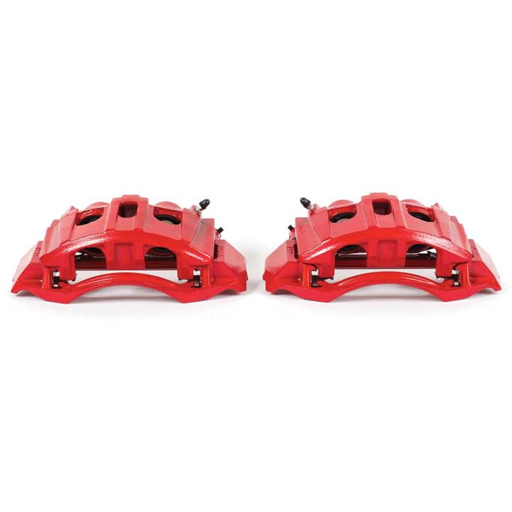 Powerstop S5074 Red Powder Coated Performance Calipers