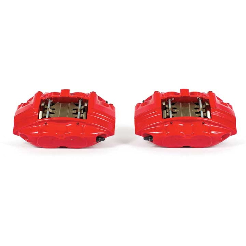 Powerstop S6232 Red Powder Coated Performance Calipers