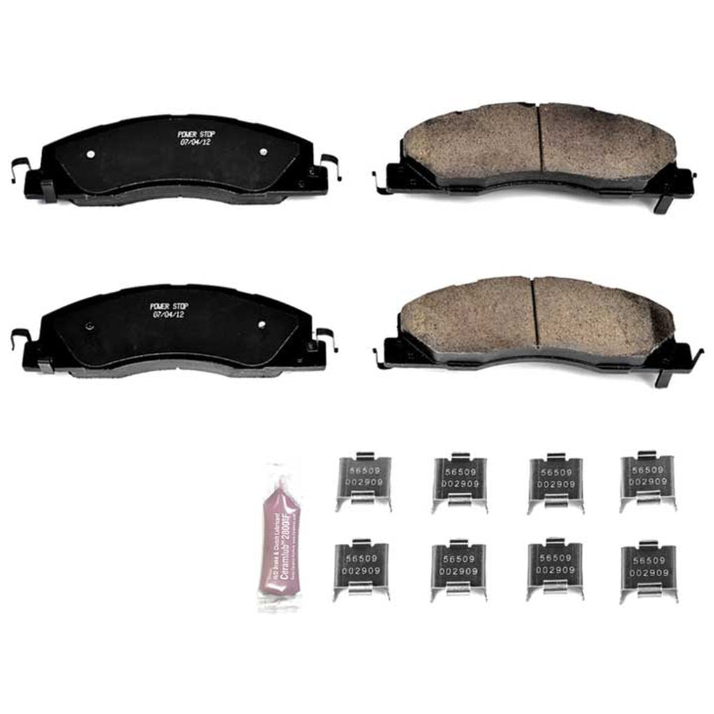 Powerstop Z23-1399 Front Z23 Evolution Sport Carbon Fiber Infused Ceramic Brake Pads