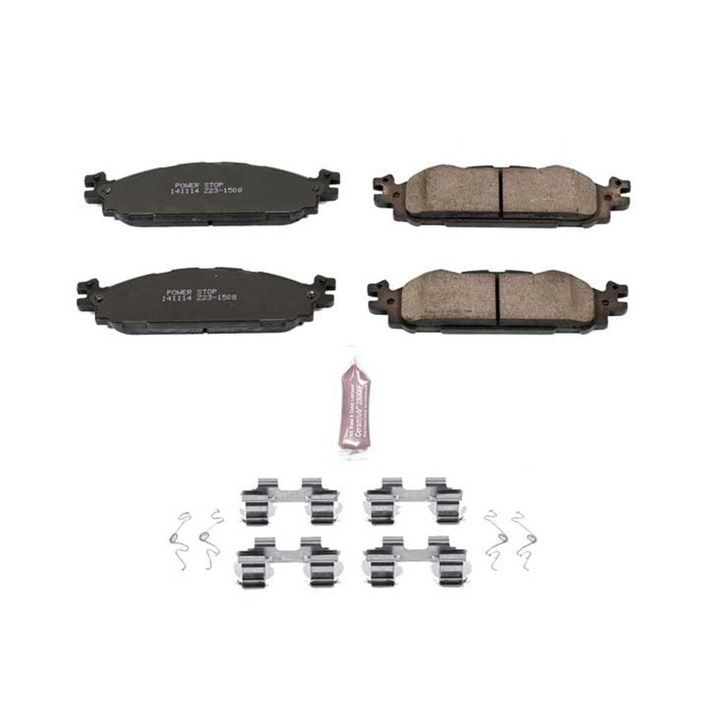 Powerstop Z23-1508 Front Z23 Evolution Sport Carbon Fiber Infused Ceramic Brake Pads